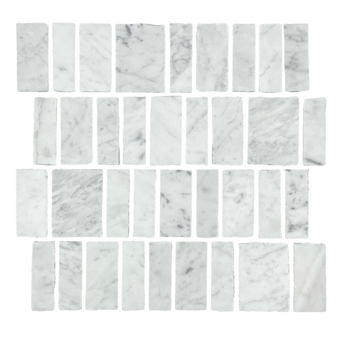 SPLIT EDGE CARRARA HONED 5MM JOINT – Tile Gallery Aus