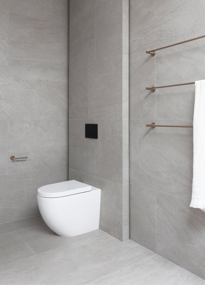 MEIR ROUND SINGLE TOWEL RAIL